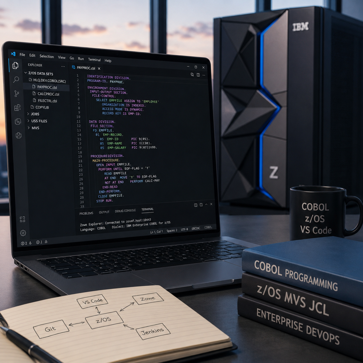 VS Code für z/OS und COBOL in der modernen Mainframe-Entwicklung